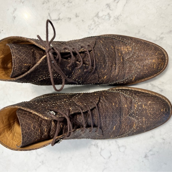 Rutz Men’s Wingtip Boots. Cork. Unique. Size 42 (Size 9 in US). - Picture 6 of 10